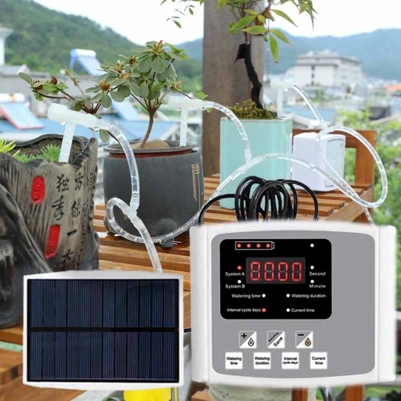 Smart Garden System - Perangkat Irigasi Tetes Tenaga Surya Otomatis