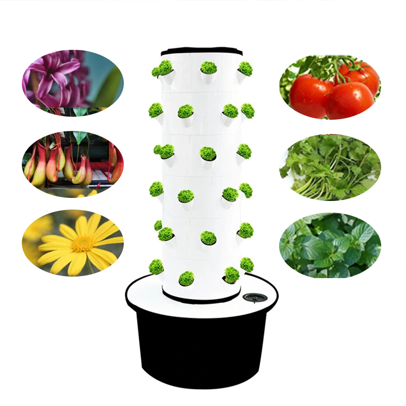 Hydroponic Tower - Sistem Menara Hidroponik Terlaris, Menara Pertumbuhan