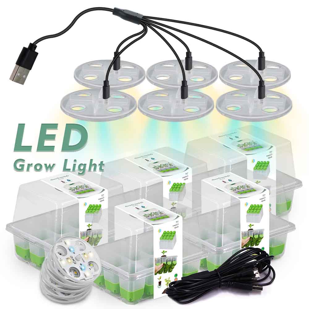 Grow Light Led - Kit baki tanaman lampu tumbuh LED,