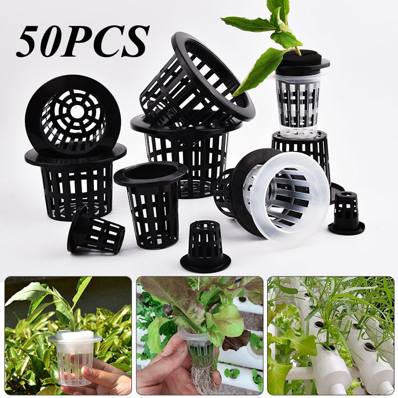 Hydroponic Grow Pod - 50 Buah Pot Tanaman Tanpa Tanah