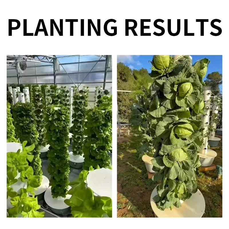 Hydroponic Tower - Sistem Kit Pertumbuhan Hidroponik 9/11 Tingkat,