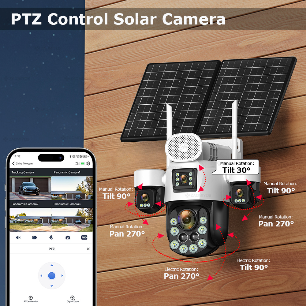 4 Lensa Luar Ruangan 360 °   K - Garden Camera ulasan dan harga