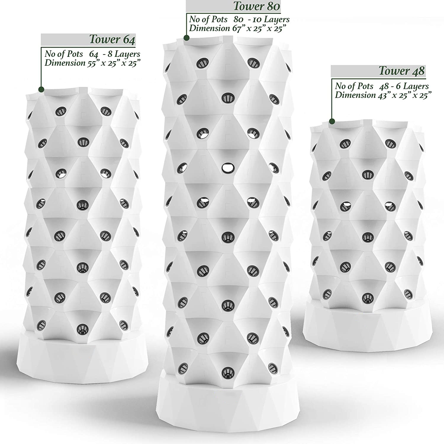 Sistem Kebun Vertikal Hidropon - Hydroponic Tower ulasan dan harga