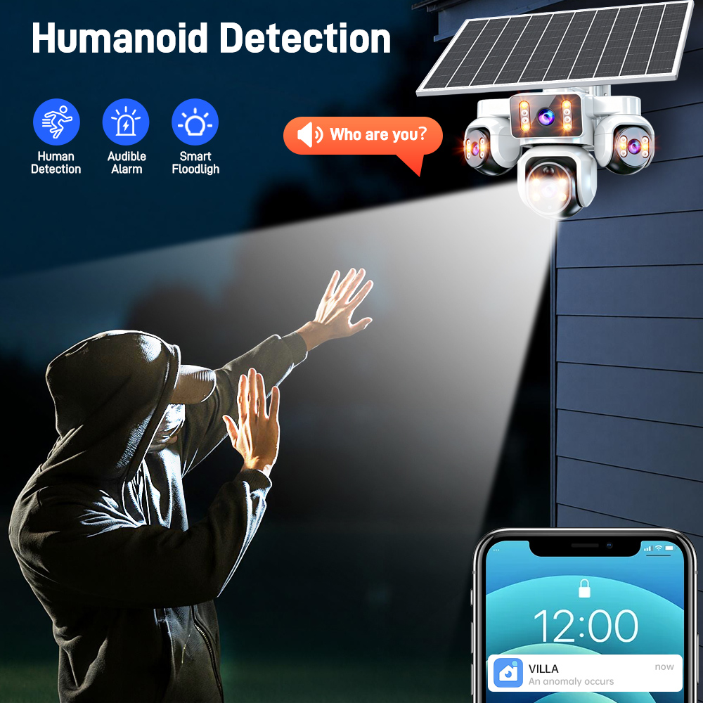 Kamera Yoosee 15MP AOV Solar 4 - Garden Camera ulasan dan harga
