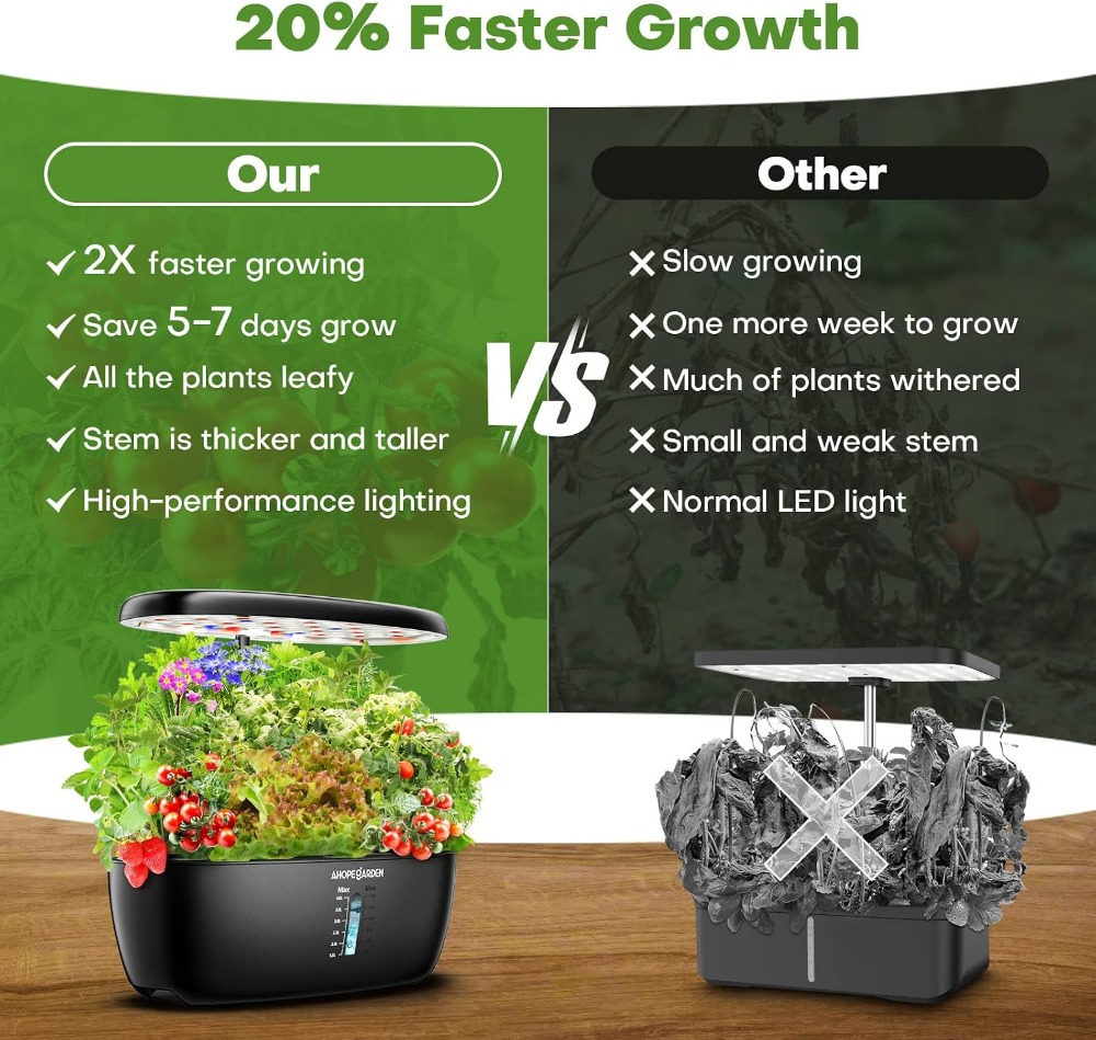 12 Pot Kebun Hidroponik dengan - Hydroponic Grow Pod ulasan dan harga