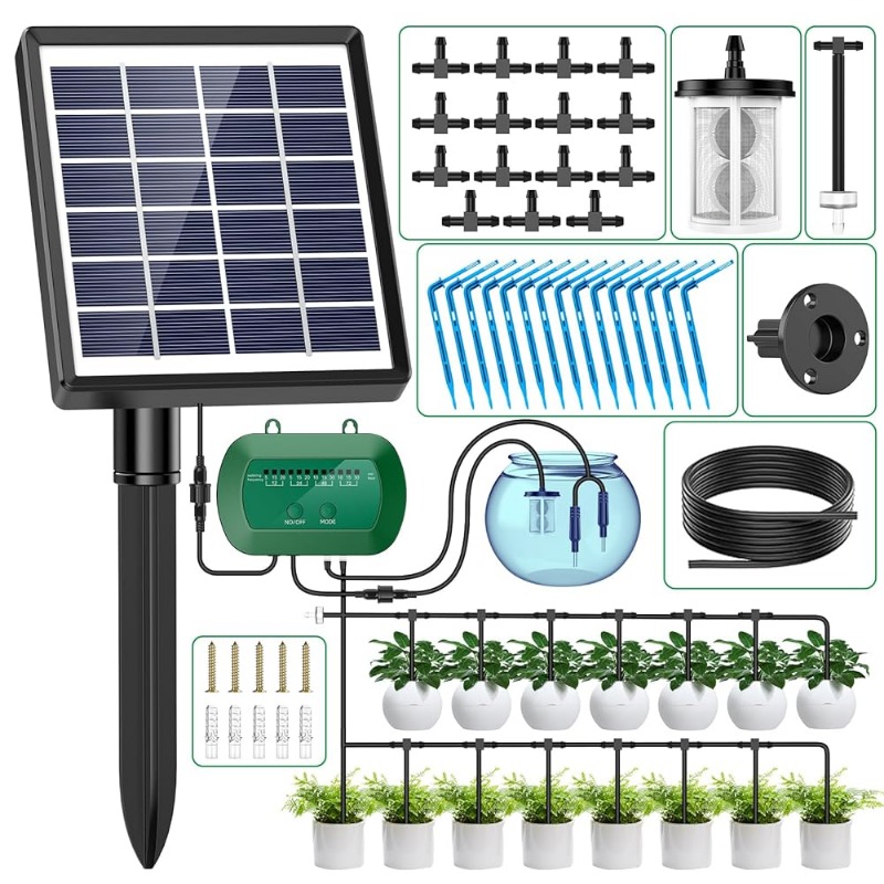 Kit irigasi cerdas tenaga sury - Smart Pot ulasan dan harga