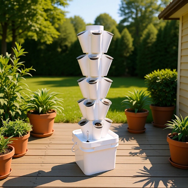 Peralatan Budidaya Tanaman Hid - Hydroponic Tower ulasan dan harga