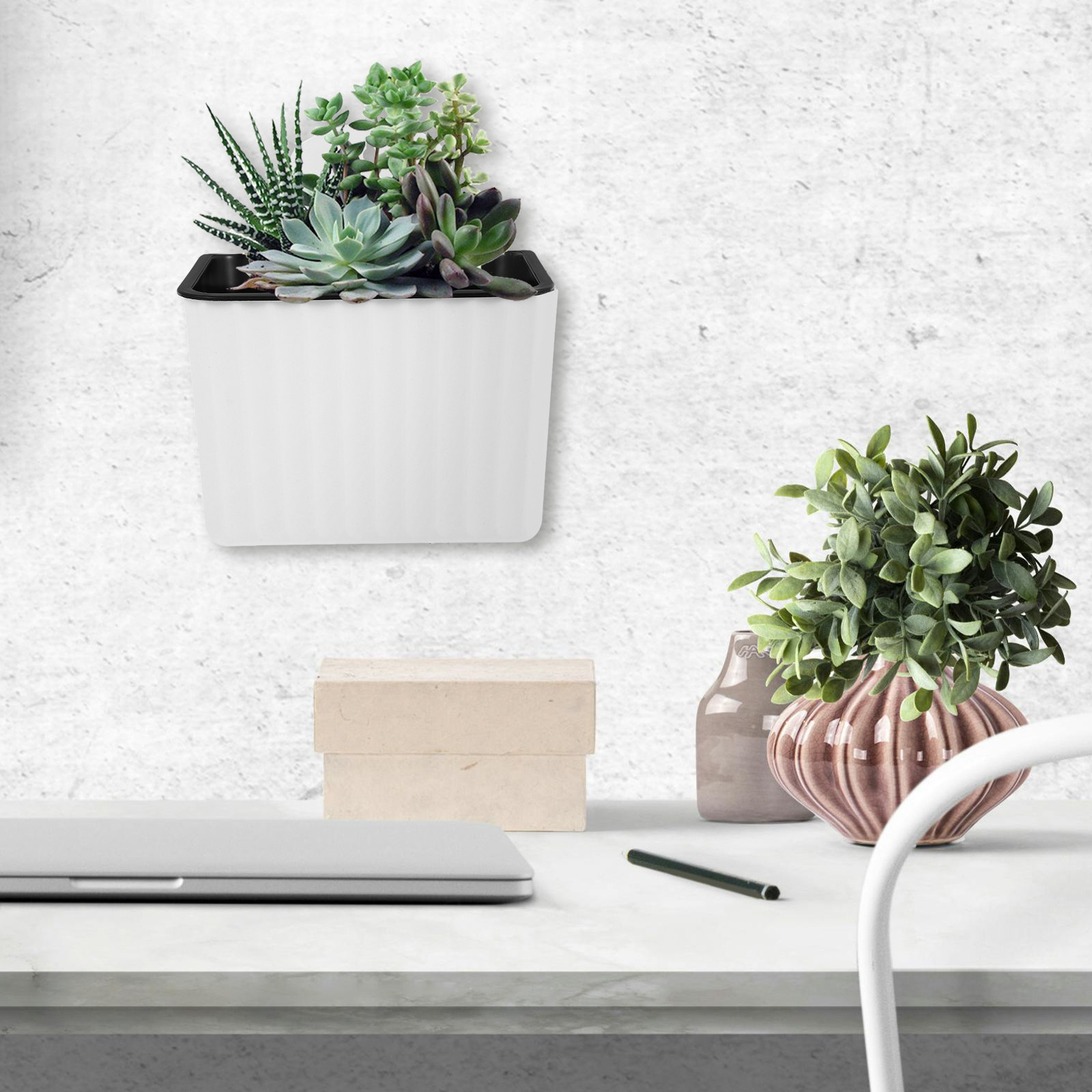 2 Buah Pot Bunga Gantung Dindi - Self Watering Planter ulasan dan harga
