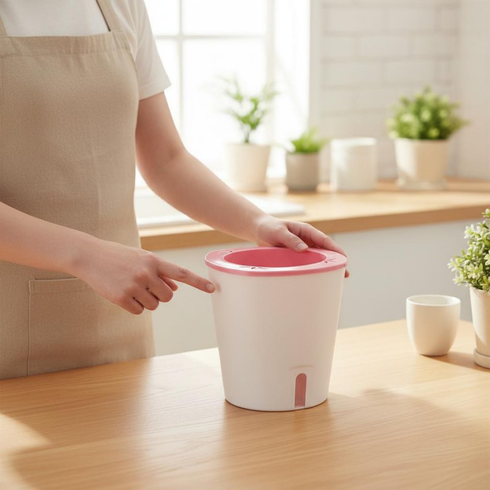 Pot Penyiram Otomatis Ukuran B - Self Watering Planter ulasan dan harga