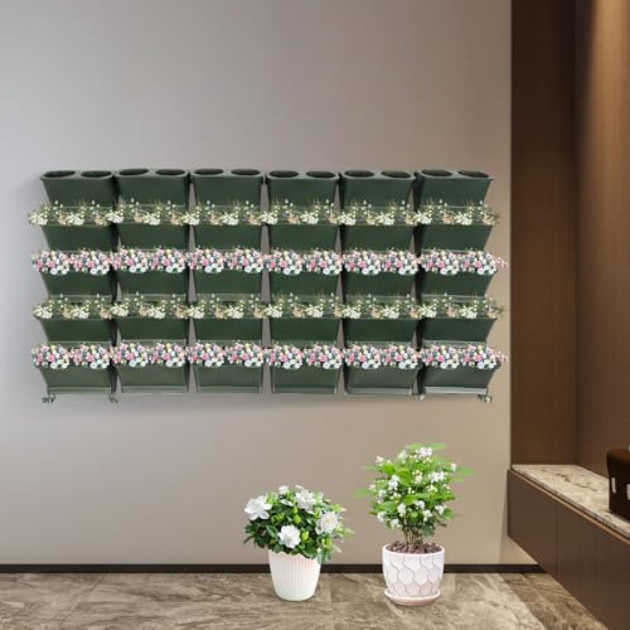 Penanam Dinding Vertikal Untuk - Self Watering Planter ulasan dan harga