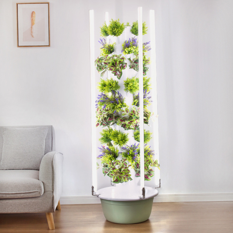 Dengan Led Lampu Tumbuh Pohon  - Hydroponic Tower ulasan dan harga