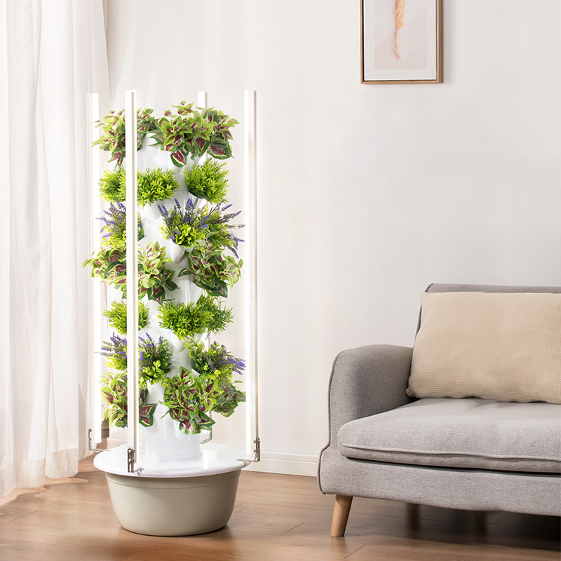 Dengan Led Lampu Tumbuh Pohon  - Hydroponic Tower ulasan dan harga