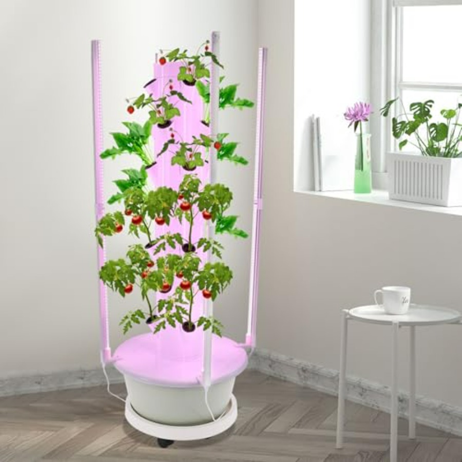 Menara tanam hidroponik untuk  - Hydroponic Tower ulasan dan harga